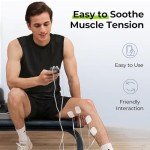 AUVON 3-in-1 TENS Unit Muscle Stimulator Machine