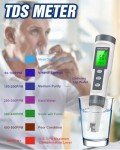 3-in-1 Digital pH Meter for Water Testing