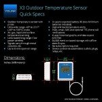 YoLink X3 Outdoor Temperature Data Logger with Alerts