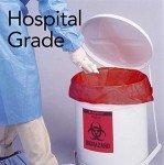 Biohazard Waste Bags - 40-45 Gallon, Red