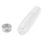 40 PCS Clear Plastic Test Tubes with Caps