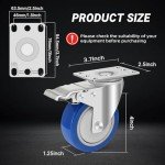 4-Inch Stainless Steel Caster Wheels with Brake