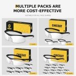 Anti-Fog Safety Glasses for Lab Work - 3 Pack