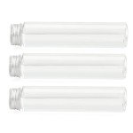 40 PCS Clear Plastic Test Tubes with Caps