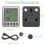 Digital Refrigerator & Freezer Thermometer (2-Pack)