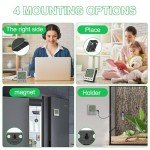 Digital Refrigerator & Freezer Thermometer (2-Pack)