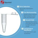 1.5ml Sterile Microcentrifuge Tubes with Caps - 500 Pack