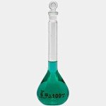 3-Piece Volumetric Flask Set - Class A, Boro Glass