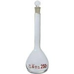 3-Piece Volumetric Flask Set - Class A, Boro Glass
