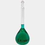 3-Piece Volumetric Flask Set - Class A, Boro Glass