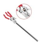 Zinc Alloy Three Jaw Lab Clamp with Grip