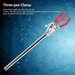 Zinc Alloy Three Jaw Lab Clamp with Grip