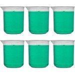 500ml Low Form Plastic Beakers - Pack of 6