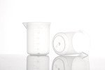 12 Clear 3.4 Oz Measuring Cups for Lab Use