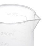 250ml Clear Plastic Measuring Cup Set - 5pcs