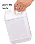 3 Pack 80 Oz Airtight Plastic Jugs
