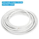 High-Temperature Mica Glass Fiber Wire, 16.4ft
