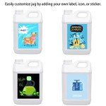 3 Pack 80 Oz Airtight Plastic Jugs