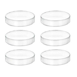 EISCO 6-Pack Reusable Plastic Petri Dishes