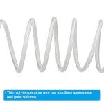 High-Temperature Mica Glass Fiber Wire, 16.4ft