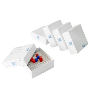 CryoKing Cardboard Cryogenic Freezer Box - 100 Wells