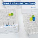 CryoKing Cardboard Cryogenic Freezer Box - 100 Wells