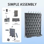Cenbyder Wall-Mounted Lab Drying Rack with Pegs