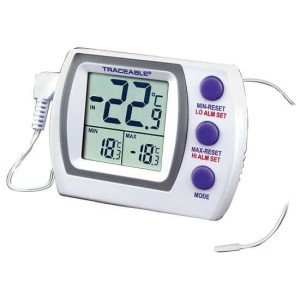 Jumbo Refrigerator/Freezer Thermometer with Calibration