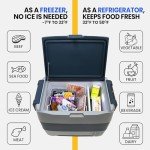 Koolatron 12V Portable Refrigerator Freezer with Bluetooth