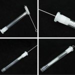 5PCS Clear Glass Test Tubes with 2 Brushes