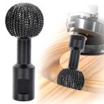 Spherical Rotary Burr for Angle Grinder Attachments