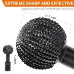 Spherical Rotary Burr for Angle Grinder Attachments