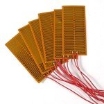 ALMOCN 6PCS Flexible Polyimide Heater Plates