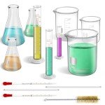 14-Piece Glass Lab Measuring Set with Tools