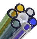 Colored Borosilicate Glass Tubes Set - 10 Pieces