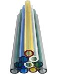 Colored Borosilicate Glass Tubes Set - 10 Pieces