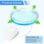 300 Pcs Sterile Petri Dishes with Lids