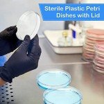 300 Pcs Sterile Petri Dishes with Lids
