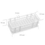 Plastic Test Tube Rack - 60 Holes, Detachable