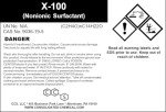 X-100 Nonionic Surfactant - 100mL Lab Cleaner