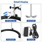 Vevitts Electric Overhead Stirrer with LCD Display