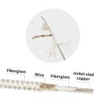 High Temp Mica Wire - Nickel Plated Copper