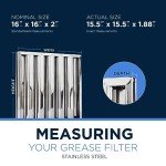 Kleen-Gard Stainless Steel Kitchen Hood Filter Pack