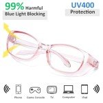 Safety Glasses with Anti-Fog and Blue Light Block