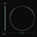 Stonylab Borosilicate Watch Glass Set, 10-Pack