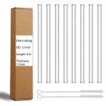 Borosilicate Glass Blowing Tubes - 12mm x 6