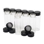 Kesell 12-Pack 30ml Borosilicate Glass Vials