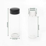 Kesell 12-Pack 30ml Borosilicate Glass Vials