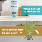 4-Pack Reusable Leak-Proof Bottle Emptying Caps