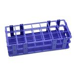 Blue Detachable Test Tube Rack - 3 Pieces